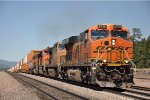 Intermodal climbs east up the grade